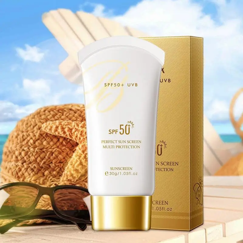 

Summer Sunscreen For Face SPF 50 Broad Spectrum UVA/UVB Sunscreen Lotion 55g Men Women Sun Protection Refreshing Sun Block Cream