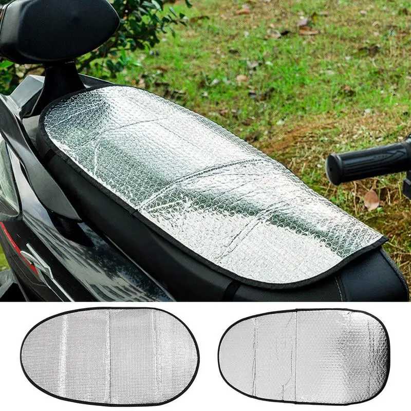

Auto Seat Cover Sun Protections Waterproof Dustproof Rainproof Sunscreen Electric Vehicle Seat Case Bike Seat Cover Cool Riding