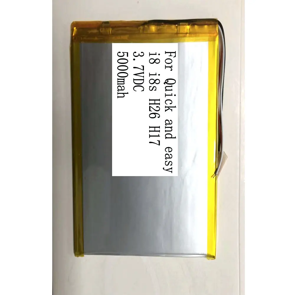 

for Quick and easy i8 i8s H26 H17 Student learning machine tablet battery 5000mAh