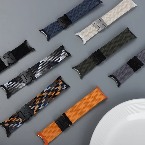 Плетеный парашют для Google Pixel Watch 3, ремешок 41 мм, аксессуары, спортивный нейлоновый браслет correa для Google Pixel Watch 2 1 Band