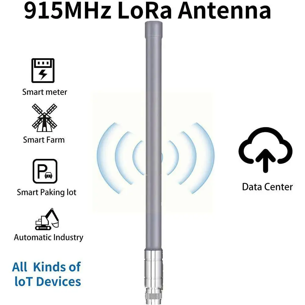 

Lorawan 868 МГц антенна 915 МГц Omni стекловолокно 10dbi антенна ретранслятор Glide Uhf Rfid антенна крыша Iot монитор открытый Lora A7v3