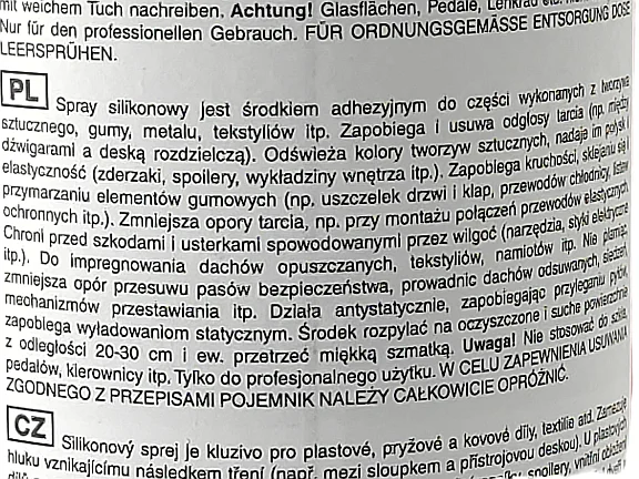 Силиконовый спрей 500 мл FORCH S420