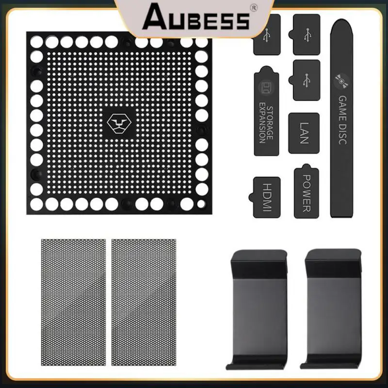 

15.6*15.6*3.5cm Cooling Rack Not Easy To Break Close Fit Handle Rack Save Space Dustproof Heat Dissipation Black Storage Rack