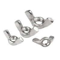 10pcs m3 m4 m5 m6 304 stainless steel butterfly nuts butterfly nut butterfly type and tighten nut ingot wing nuts