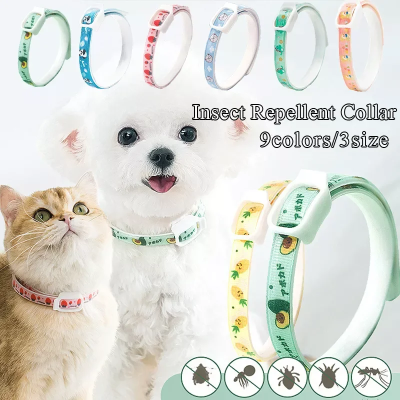 

Dog Insect Repellent Collars Cat Anti-flea Collars Anti-lice Collars 6 Month Flea &amp Tick Prevention Collar Pet Puppy Supplies