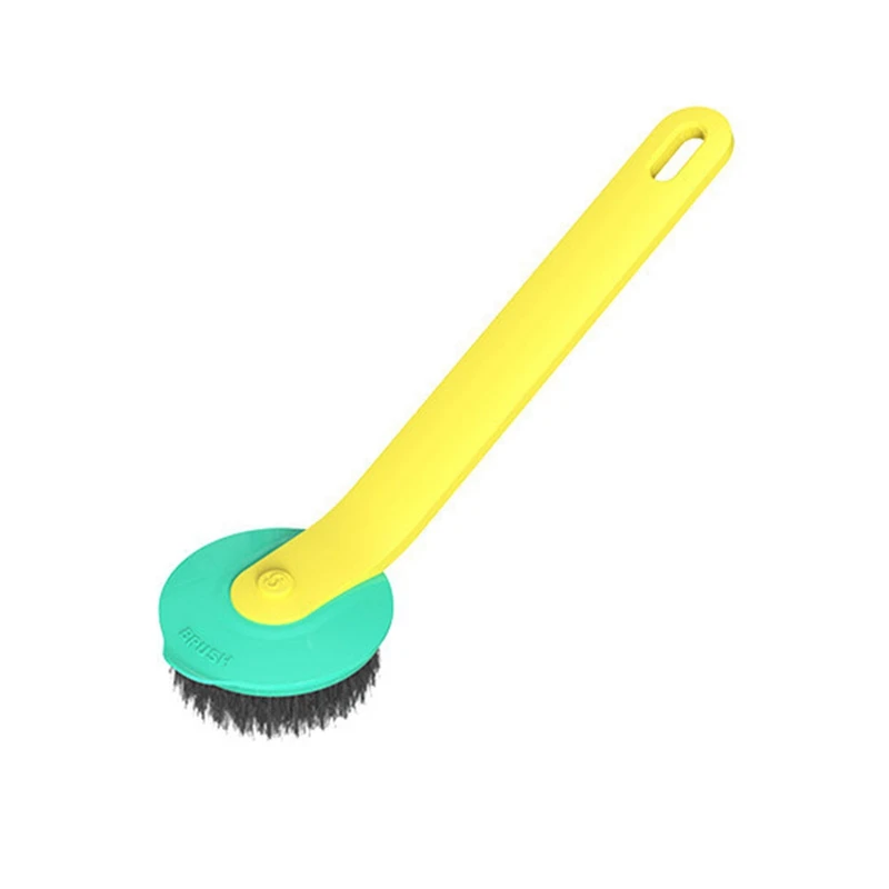

Fashion Hit Color Pot Brush Long Handle Pot Brush Kitchen Sink Cleaning Brush Dishwashing Brush