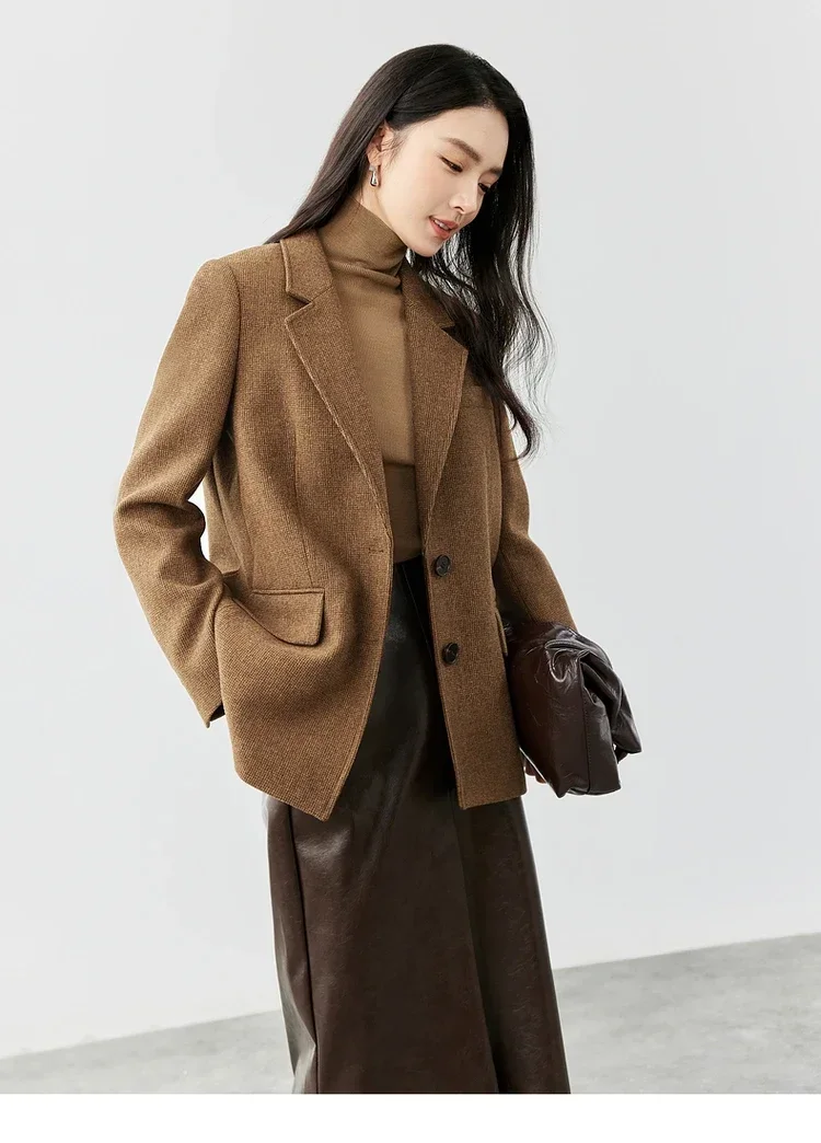 Женский шерстяной пиджак SENTUBILA