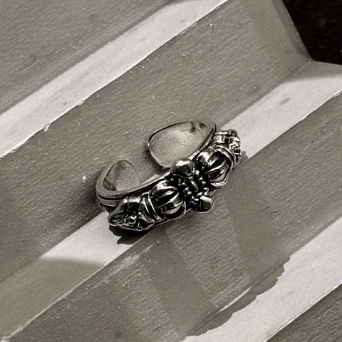 LENNIK Ретро Кольцо Джокер Серебряный