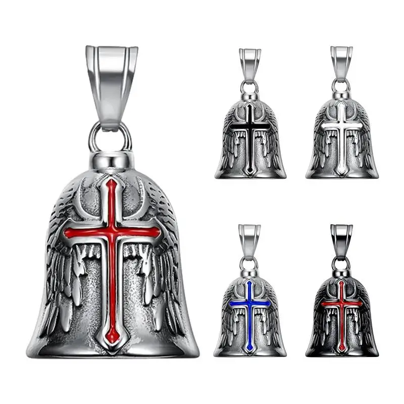 

Motorcycle Bell Skull Eagle Stainlesss Steel Strong Wear-resistant Jewelry Classic Vintage Bell Pendant Motorcycle Styling