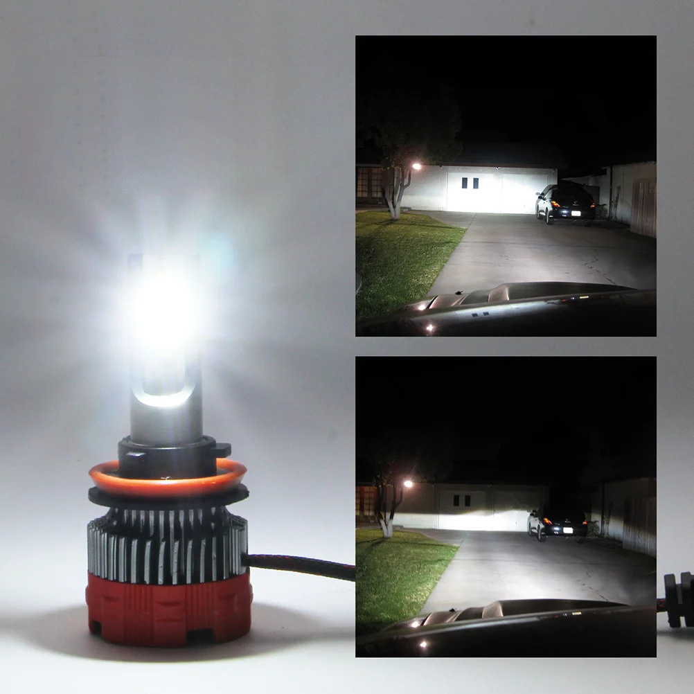 

2 Pcs Mini Vehicle Headlight Practical Front Light Waterproof Working Light