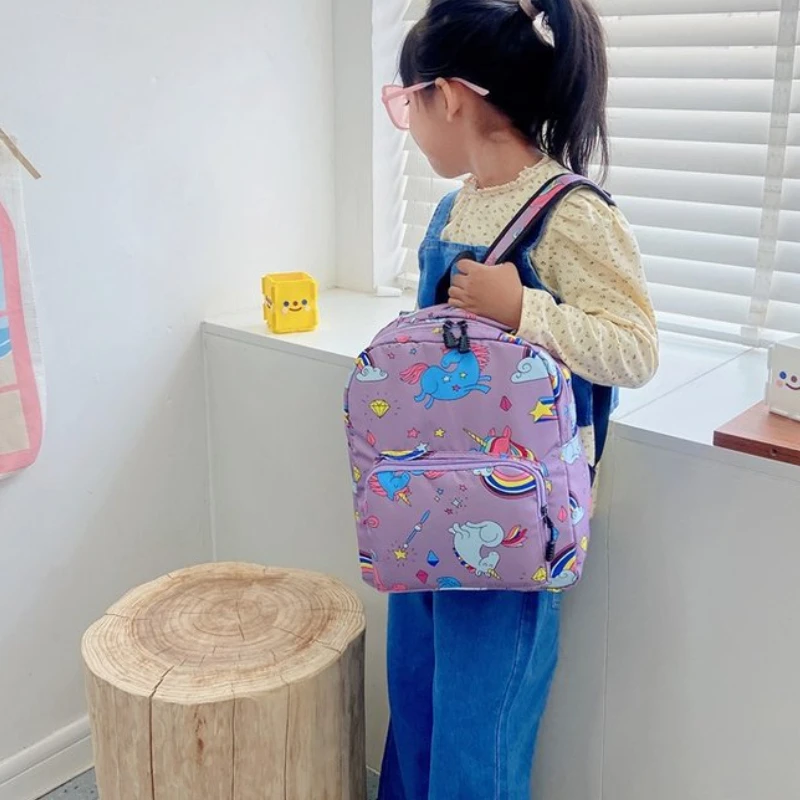 Cute Children Small Schoolbag In Kindergarten Baby Cartoon Unicorn Fashion Bags 3-4-year-old Boys Girls Small Travel Backpacks