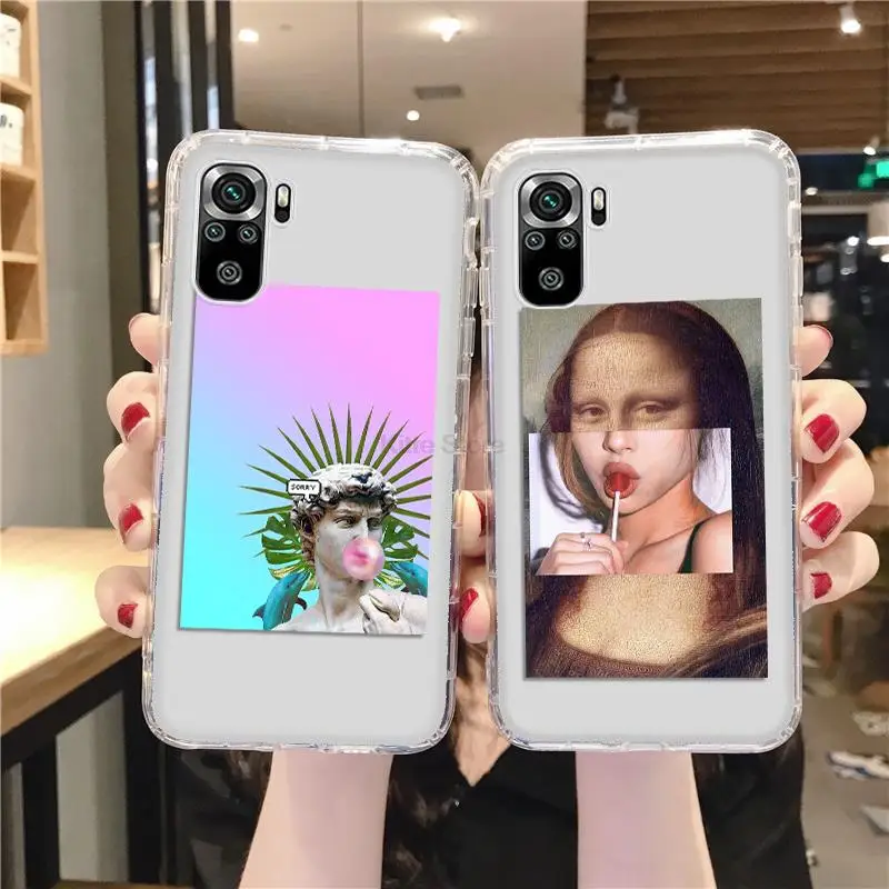 

Art Painted Case For Xiaomi Redmi Note 10S 9S 8 7 10 Pro 9A 9C 8T 8A 7A Mi 11 Lite 11T Pro Poco X3 Pro M3 F3 Silicon Soft Cover