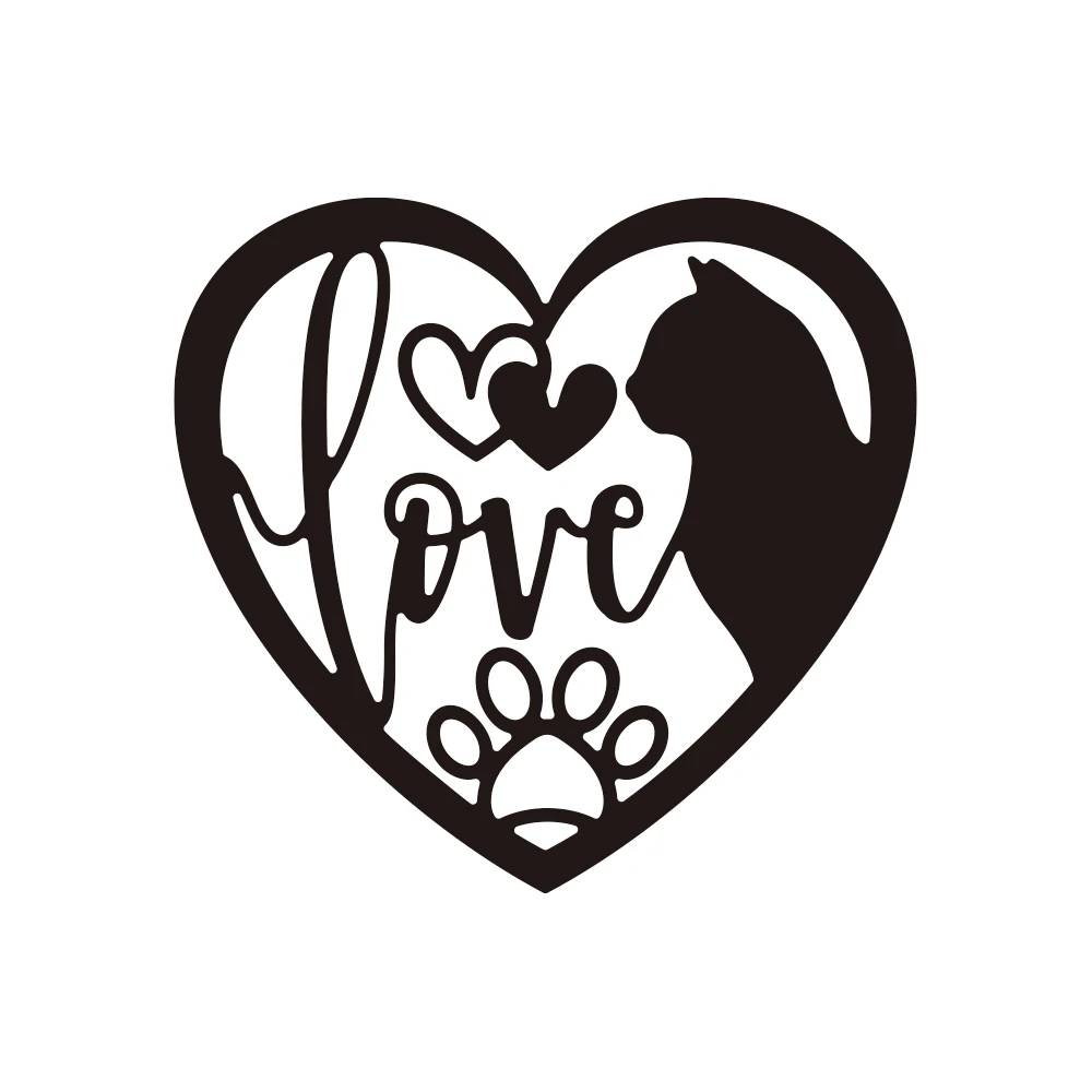 

Love Cat Silhouette Metal Cutting Dies Set for DIY Scrapbooking Paper Decorative Craft Diecut Cardmaking New 2023