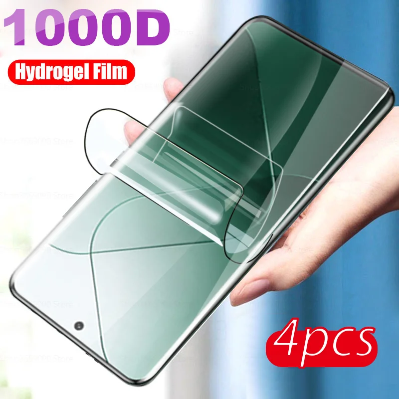 

4Pcs Hydrogel Film Screen Protector For Xiaomi 14 Pro 5G Protective Film Xaomi Mi14 Mi 14 Pro Xiaomi14 phone Not Tempered glass