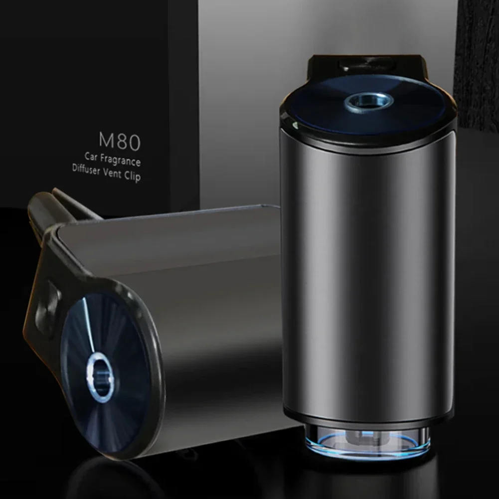 Автомобильный аромадиффузор 10 мл алюминиевый сплав 220 мАч 2 Вт + ABS очищает