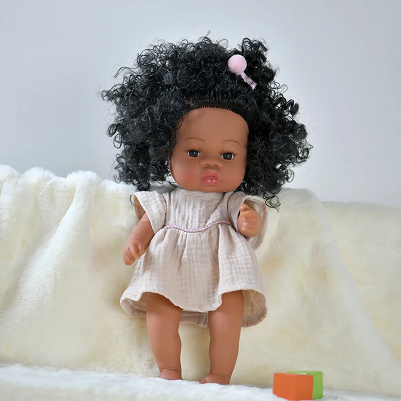 Реалистичная кукла-младенец 35 см кукла-Реборн афроамериканская кукла