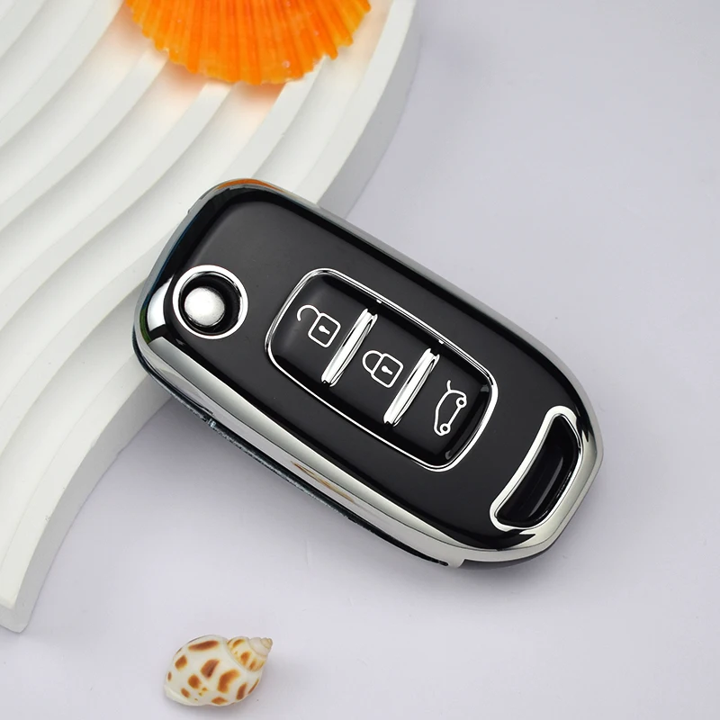 Чехол для автомобильного ключа из ТПУ для Renault TWingo 3 Duster Captur Logan Laguna Scenic для Dacia Logan 2021, чехол для ключа с дистанционным управлением