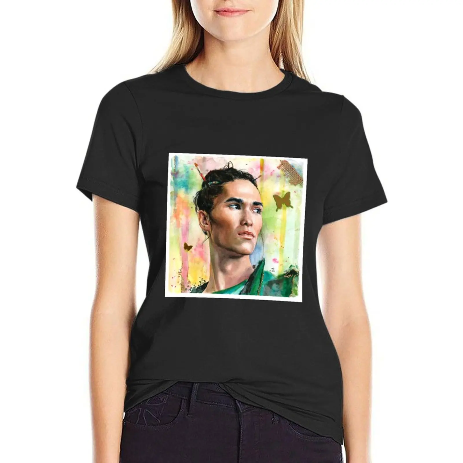 Футболка Booboo оверсайз эстетическая одежда рубашка с животным принтом для