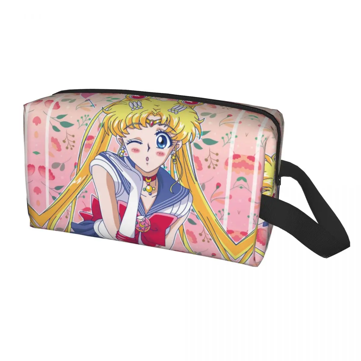 

Travel Japanese Shojo Sailor Toiletry Bag Portable Moon Girl Makeup Cosmetic Organizer for Women Beauty Storage Dopp Kit Box