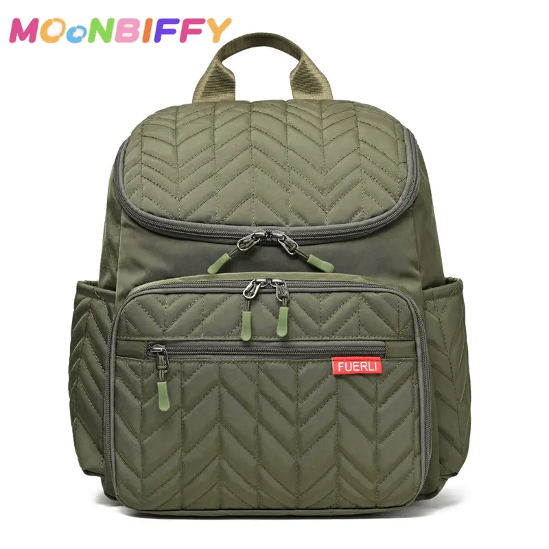 

Сумка для детских подгузников, вместительный рюкзак для мам, дорожный органайзер для детской коляски для ухода за ребенком