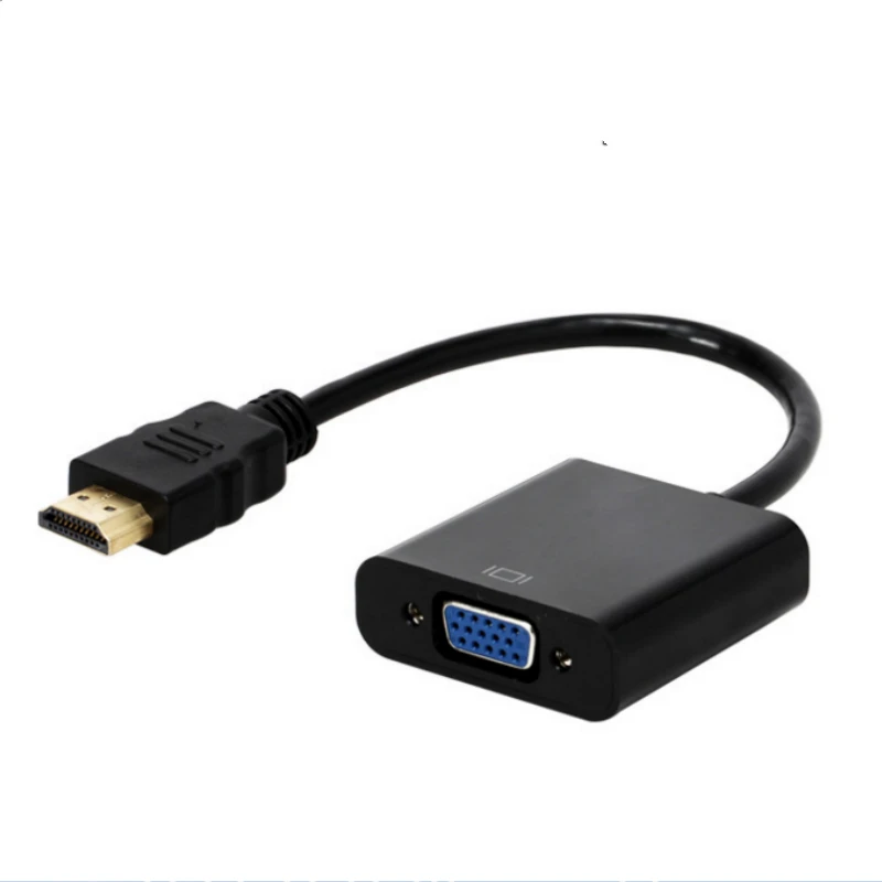 

1080P HDMI-compatible to VGA Adapter Digital to Analog Converter Cable For Xbox PS4 PC Laptop TV Box to Projector Displayer HDTV