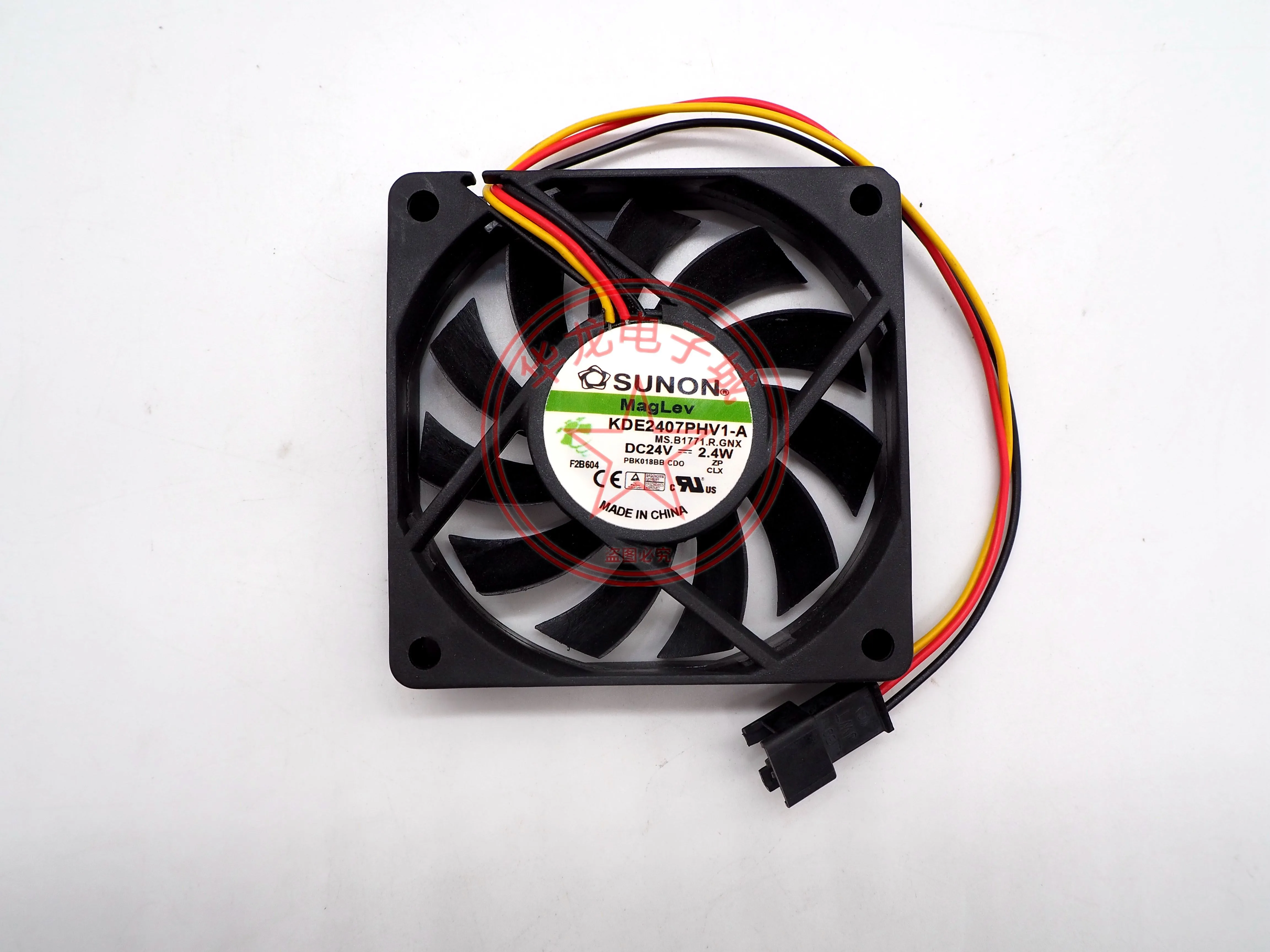 SUNON KDE2407PHV1-A MS.B1771. R.gnx DC 24В 2,4 Вт 70x70x15 мм 3-проводной Вентилятор охлаждения сервера