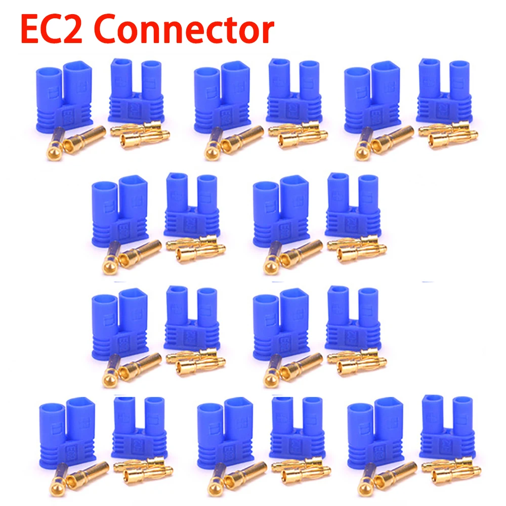 

10pairs EC2 EC3 EC5 Plug Battery Connector Set For RC vehicles