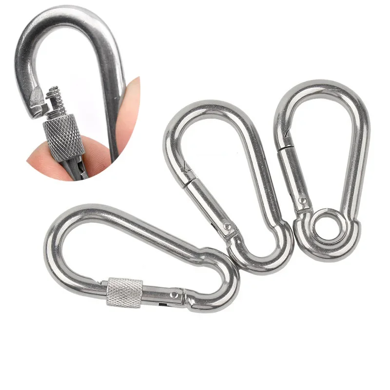 Многофункциональный карабин из нержавеющей стали 304 A2 1 шт. быстродействующее