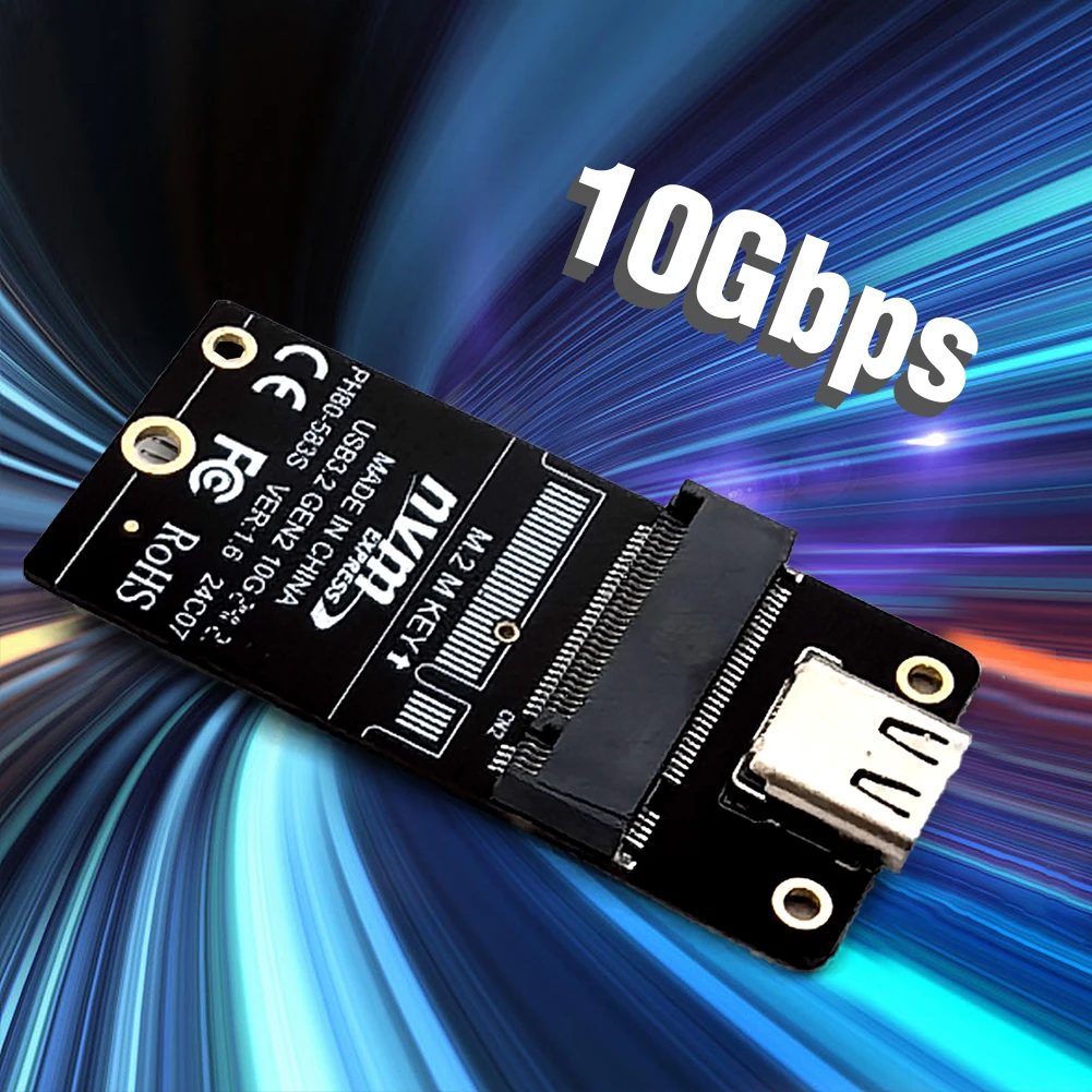Адаптер корпуса SSD M.2 к Type-C NVME корпус адаптера для жесткого диска плата JMS583 чип USB3.2