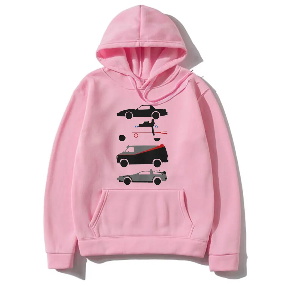 Толстовка с капюшоном Автомобиль Звезда Назад в будущее топы машина времени