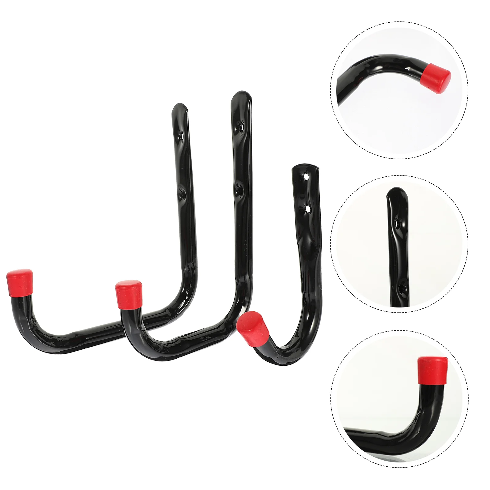 

1 set of Hooks Pipe Storage Hooks Bike Storage Hangers Wall Hooks Wall Mount Hooks Garage Hooks for Outdoor Home Garden