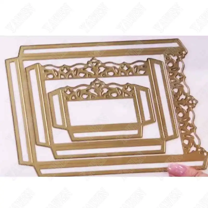 

Beautiful Frame Metal Cutting Die DIY Scrapbooking Card Paper Cards Handmade Album Sheets 2022 New Arrive