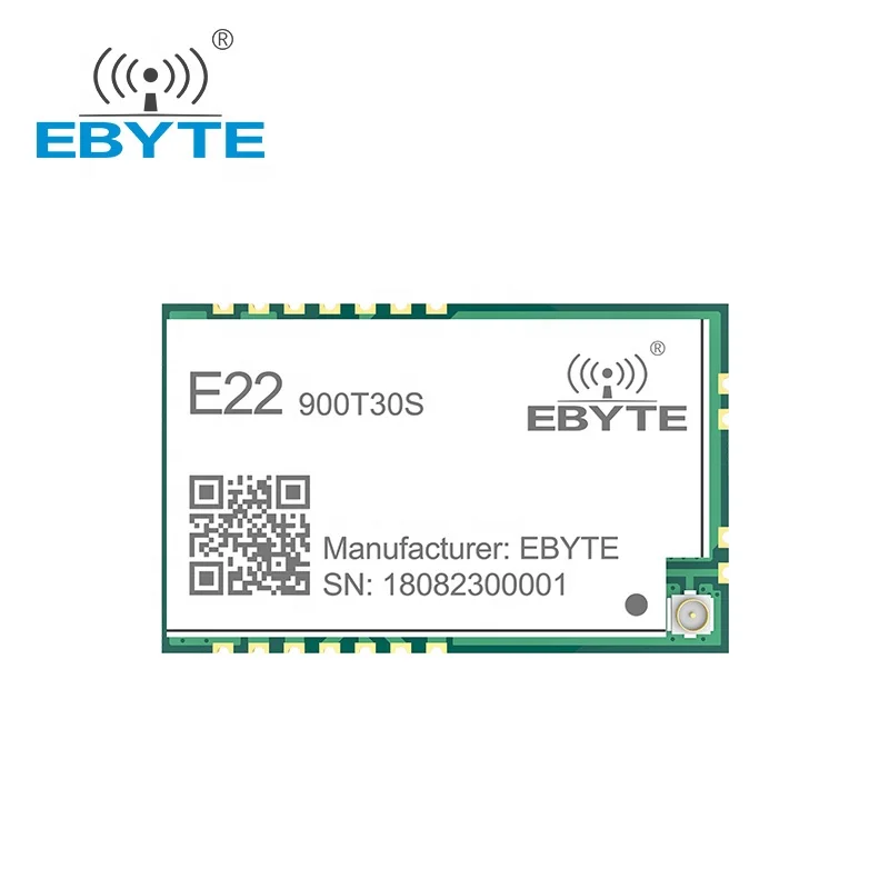 

Ebyte E22-900T30S TCXO LoRa Relay RSSI UART SX1262 868 МГц 915 МГц IoT RF модуль