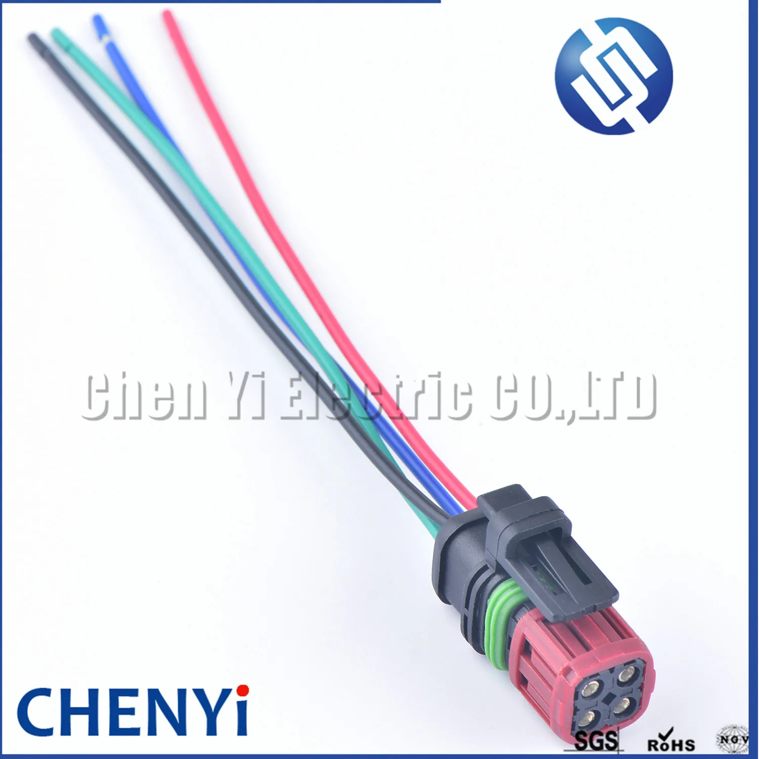 4 контакта, топливная магнитола, разъем датчика карты, проводная розетка 1337352-1 для двигателя Volvo Excavator EC360 D12