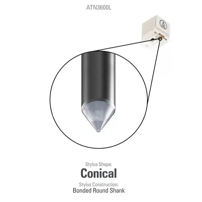 Turntable Cartridge Replacement Stylus ATN3600L For AudioTechnica AT-LP60 XBT LP3 PL300 KD291R LP Vinyl Phonograph Record Player