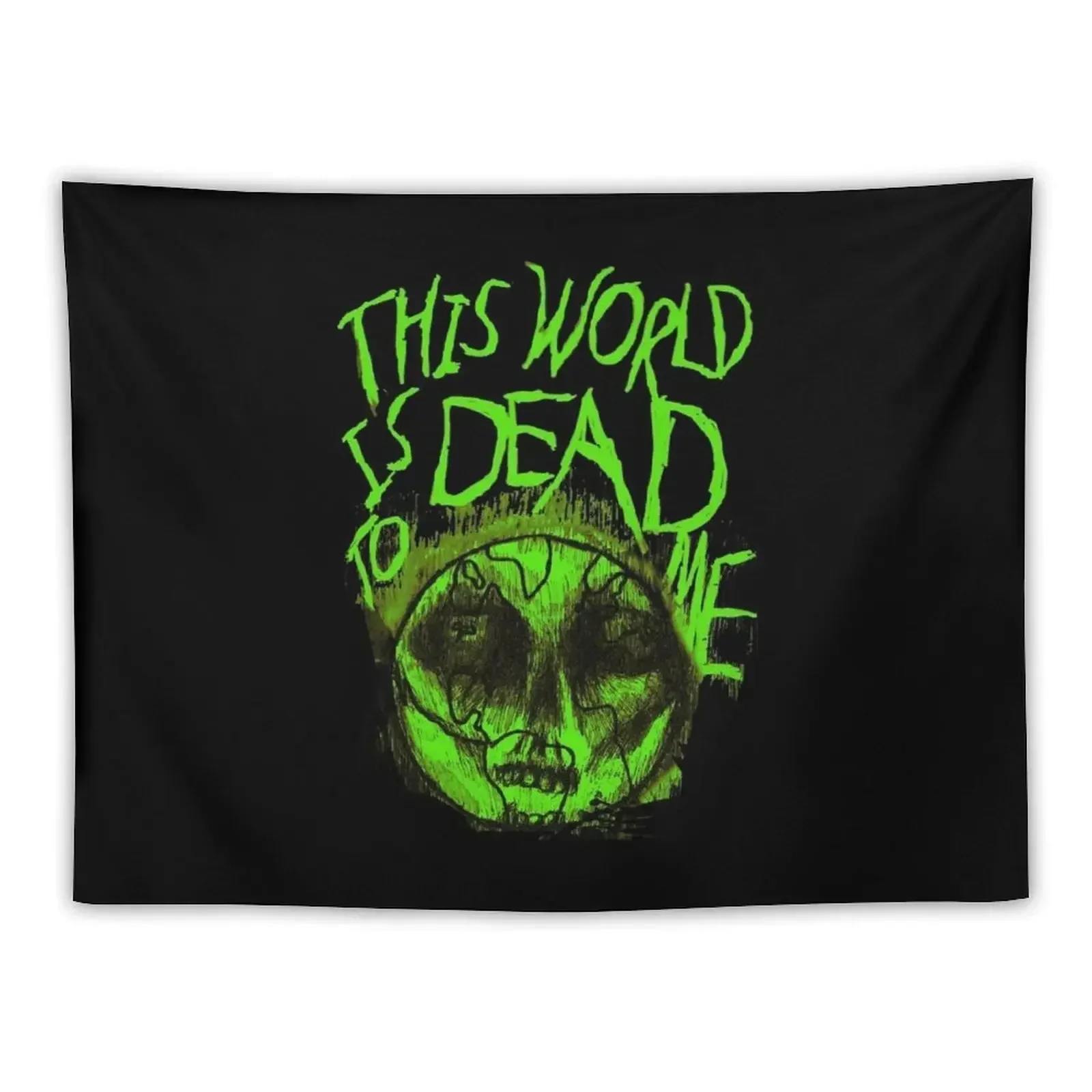 Гобелен This World is Dead to Me украшения для комнаты эстетические фотографии стены декор