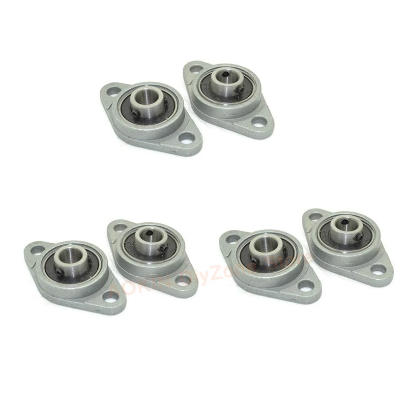 

6 3D принтер KFL08 FL08 апертура 8mm подушка фланец подшипники вал T8 винт с автоматической центрировкой сердца цинковый подшипник