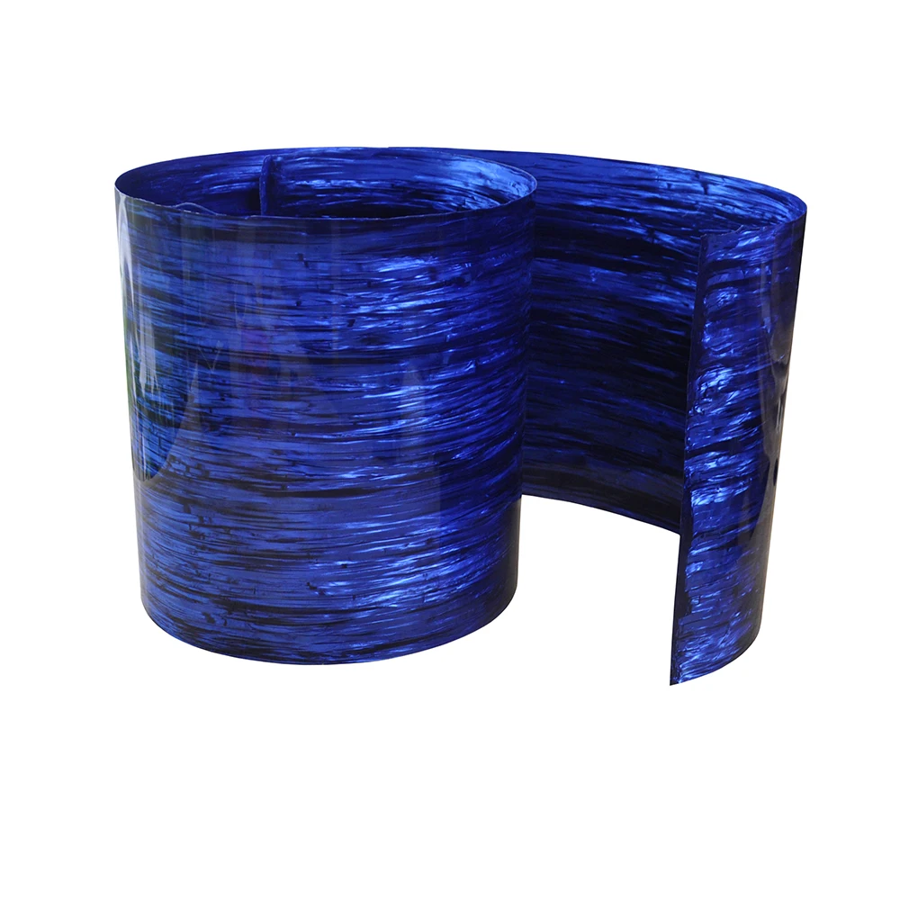 2Pcs Celluloid Sheet Drum Wrap Musical Instrument Deco Pearl Blue Oyster 10x60'' and 16x60'' enlarge