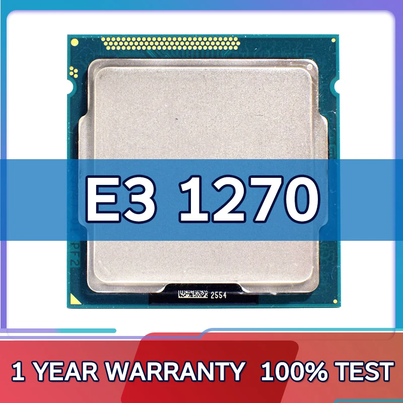 

Used E3 1270 3.4GHz LGA 1155 8MB Quad Core CPU Processor SR00N