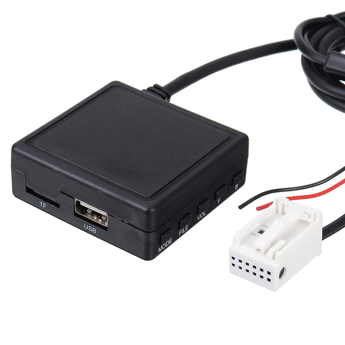Cable receptor auxiliar bluetooth con USB, adaptador auxiliar de micrófono manos libres para BMW E60, E63, E64, E65, E66, E81, E82, E87, E90