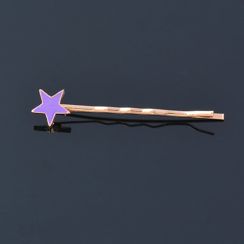 KIOOZOL заколка для волос женщин акриловая звезда шар бант золотой цвет аксессуары