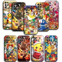 pok%c3%a9mon christmas phone cases for samsung galaxy a21s a31 a72 a52 a71 a51 5g a42 5g a20 a21 a22 4g a22 5g a20 a32 5g a11 funda