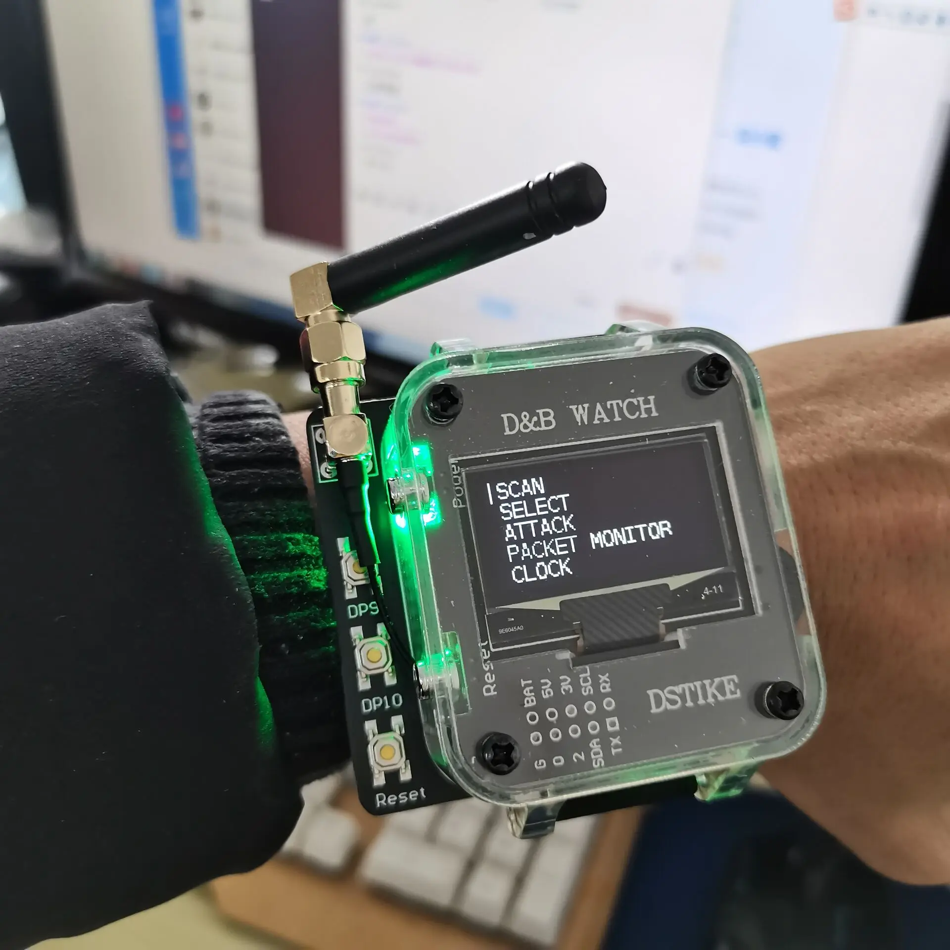 2022 Wi-Fi Deauther V1 V2 V3 V4 браслет для ношения ESP8266 макетная плата умные часы DevKit Arduino NodeMCU