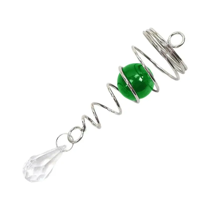 

Wind Chimes Rotating Spiral Tail Windchime With Glass Ball Sun Catcher Wind Bell For Home Party Yard Garden Decoration