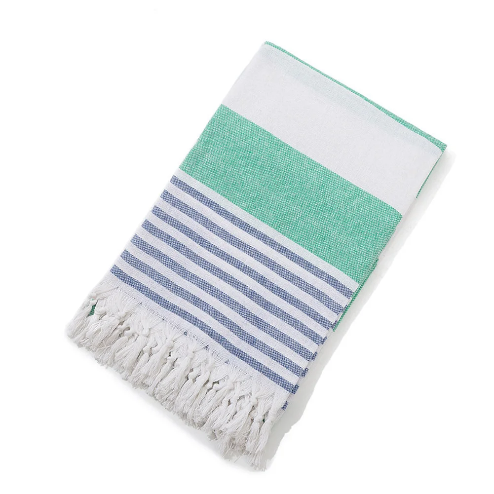 Turkey Beach Sunscreen Tassel Towel Swimming Shawl 100*180cm Beach Towel For Adults Lady Sunscreen Shawl Large
