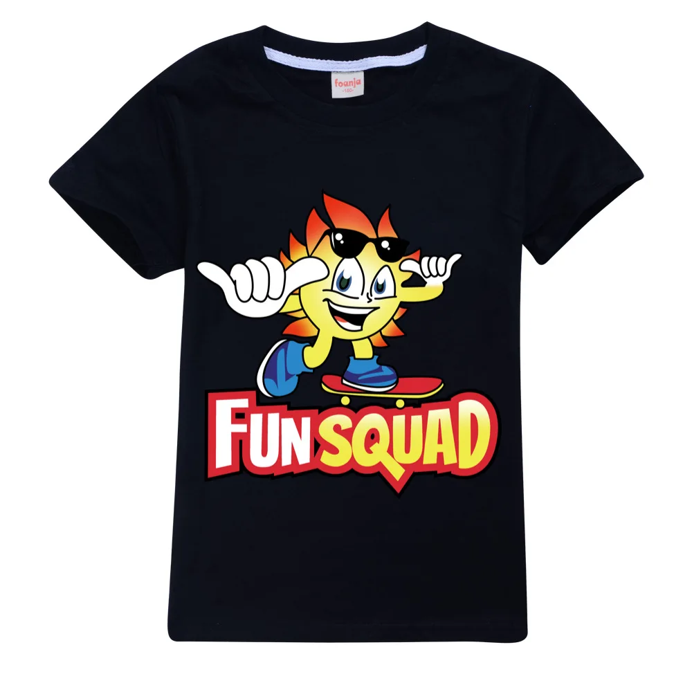 Летняя детская одежда забавная игровая футболка для мальчиков и девочек с аниме