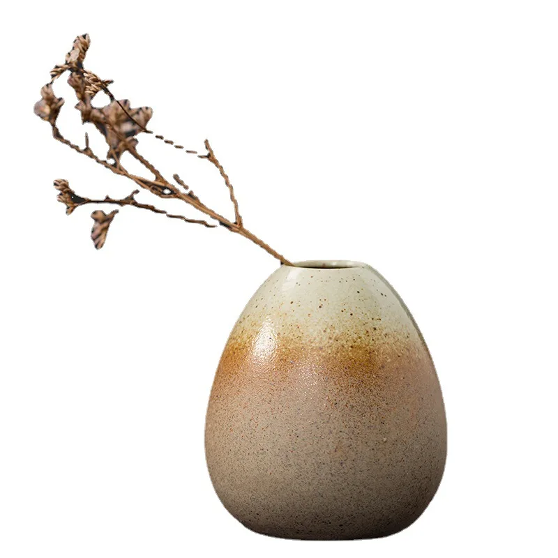 Японская дзен керамическая ваза для сушеных цветов Настольная гидропонная