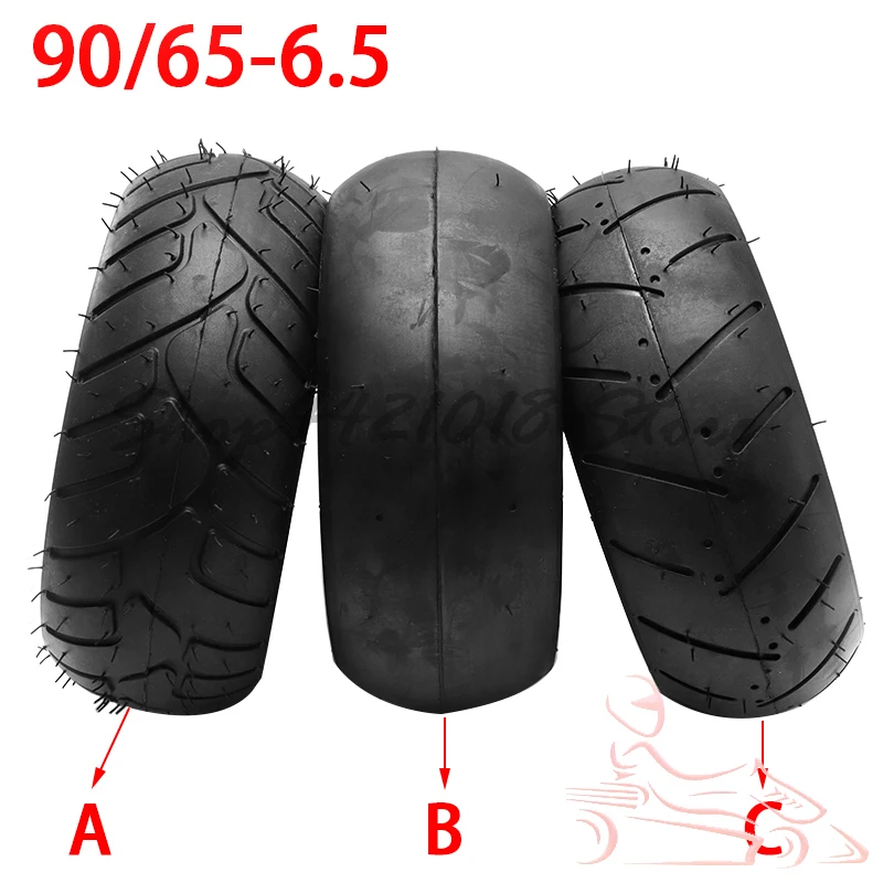 

Size 90 / 65-6.5 Inch Tubeless Tire And Tube Vacuum Tire Set, Suitable For 47cc 49cc Mini Pocket Bike Motorcycle Electric Scoote