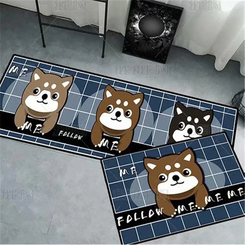 

Fashion Simple Nordic Style Kitchen Mat Floor Carpet House Hold Carpet Long Strip Door Mat Modern Home Decor