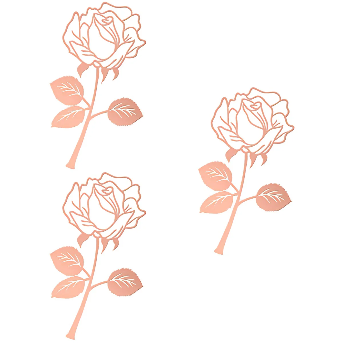 

3pcs Creative Flower Shaped Delicate Metal Students Bookmarker